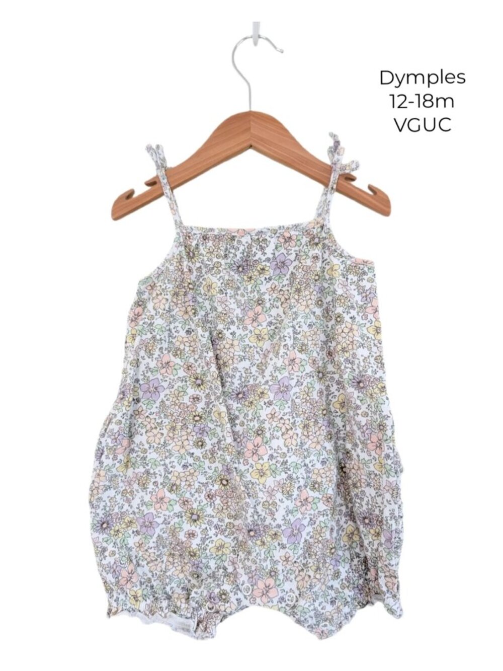 Dymples Ruffle-Bum Floral Romper 12M 18M Girls Clothing Small Shop